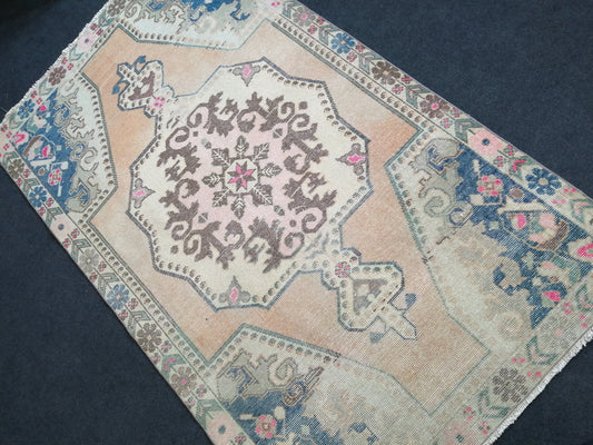 7.2 x 4.2 Turkish Rug, Oushak Rug, Hand Knotted Wool Vintage Rug, Oriental Rug, HandMade Rug 4x7