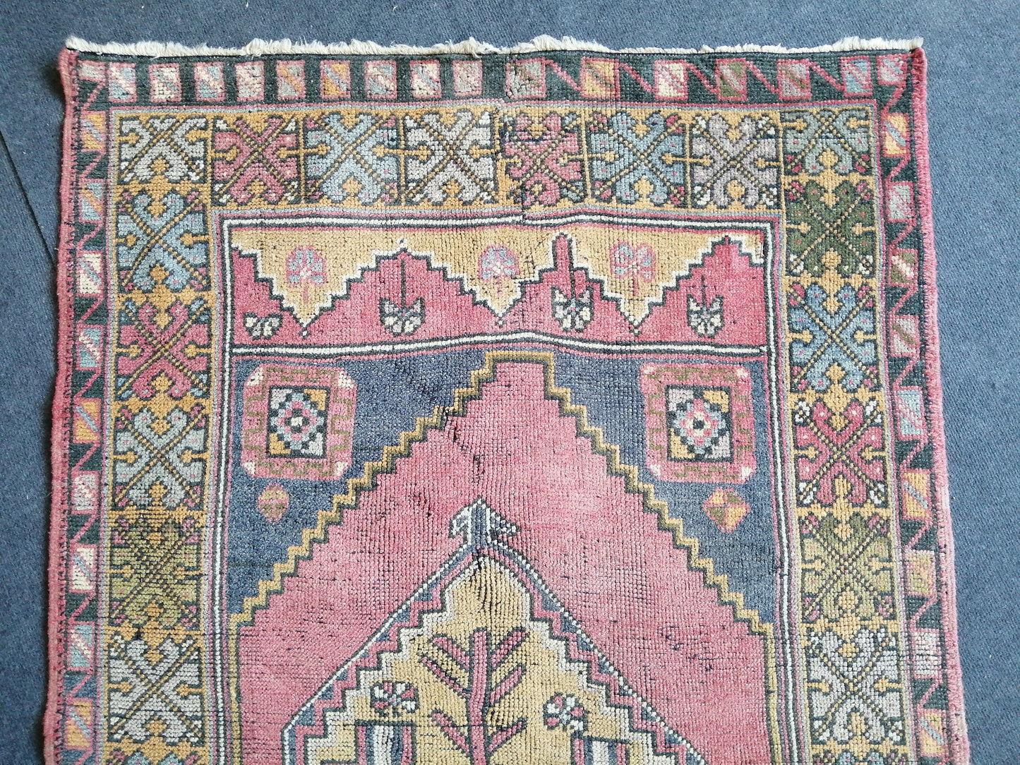 Turkish Rug, Oushak Rug, Wool  Rug, Vintage Rug, HandMade Rug