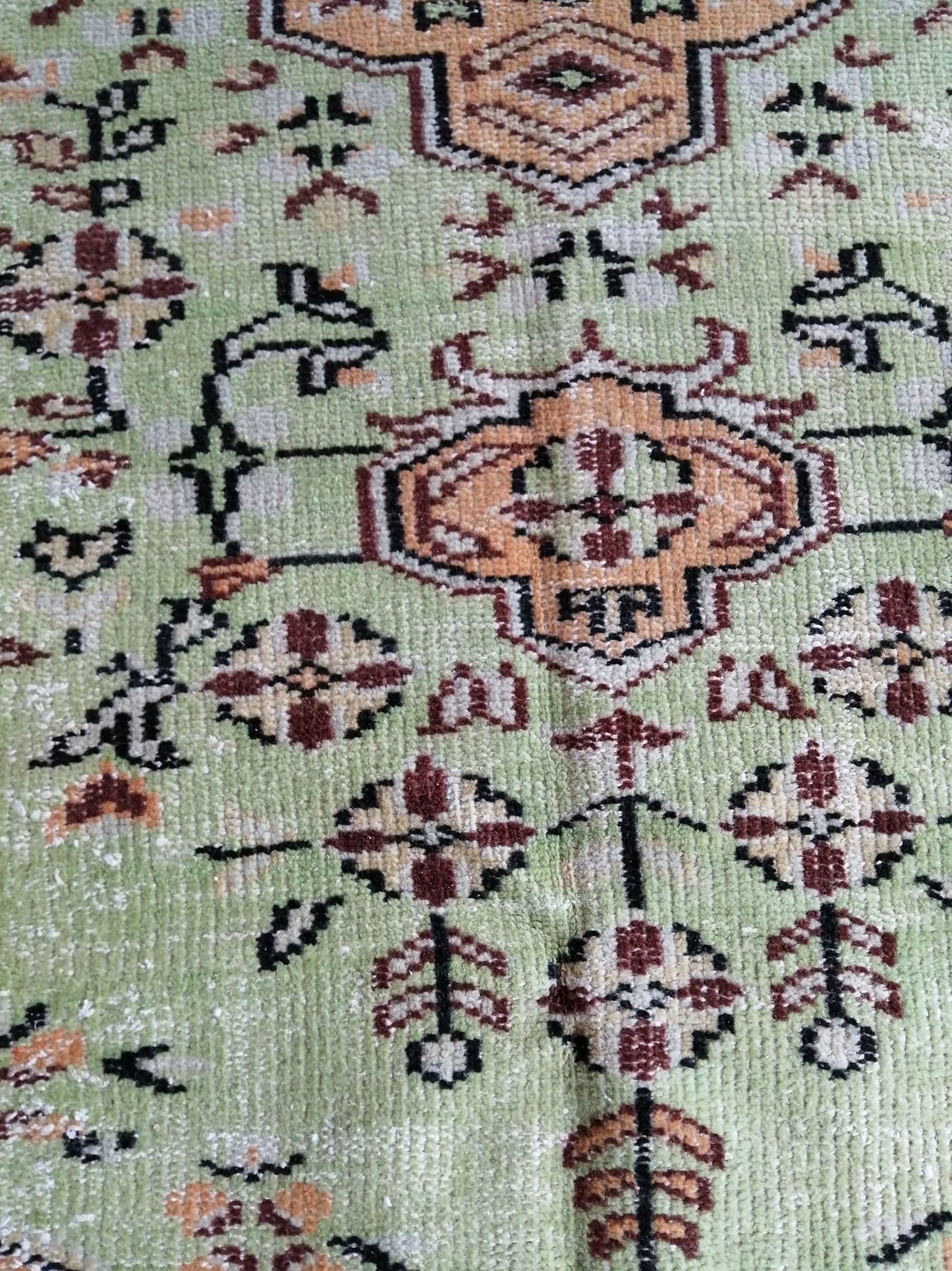 9.3 x 6 Turkish Rug, Oushak Rug, Wool Vintage Rug, Hand Made Rug  Oriental Rug