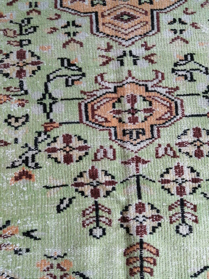 9.3 x 6 Turkish Rug, Oushak Rug, Wool Vintage Rug, Hand Made Rug  Oriental Rug