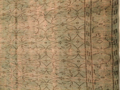 8.5 x 7.9 Rugs, OverDyed Hand Made Rug, Oushak Rug, Rustic Rug,Turkish Rug, Farmhouse Rug, Wool rug