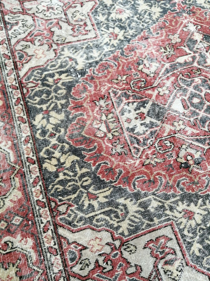 6.2 x 11 Persian RUG Oriental Rug Oushak Rug Vintage Oushak 6x11 Rug Vintage Quality Rug Wool Oushak Rug Hand Made Rug Vintage Turkish Rug