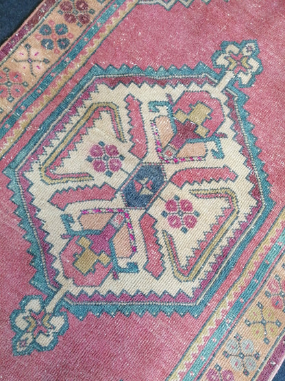 6.2 x 3.5 Rugs, Hand Made Rug, Oushak Rug, Rustic Rug, Turkish Rug, Farmhouse Rug, Vintage Rug, Wool rug