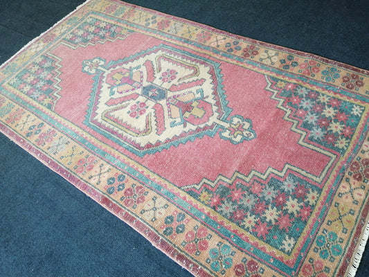 6.2 x 3.5 Rugs, Hand Made Rug, Oushak Rug, Rustic Rug, Boho Rug, Oriental Rug Runner, Turkish Rug, Farmhouse Rug, Vintage Rug, Wool rug