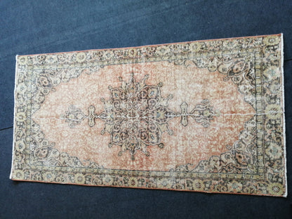 6.4 x 3.2 Vintage  Rug Turkish  Rug Oushak Rug Bohemian Rug, Living Room Rug, Oushak Rug, Hand Made Rug Wool Rug