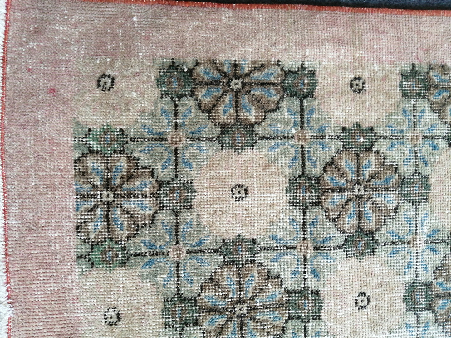 4x7 ft Vintage Floral Rug, Bohemian Rug, Living Room Rug,Oushak Rug,Hand Made Rug,Fun  Rug,Turkish Rug Vintage  Oriental rug Cute rug