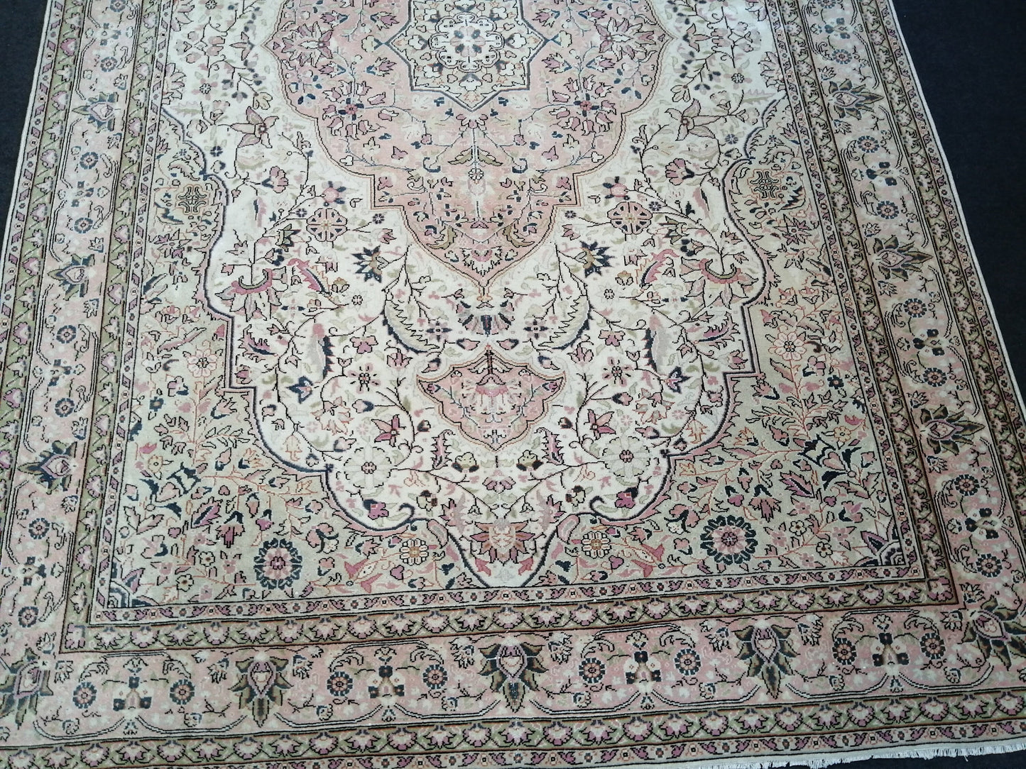 6.7 x 10.7 Large  OUSHAK RUG TURKISH Oushak Rug Vintage Oushak quality Rug Vintage Runner Rug Wool Oushak Rug Hand Made Rugs Vintage  Rug