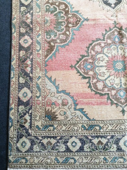 4.8 x 12.6 Oushak Runner Rug Turkish Runner Rug Vintage Runner Rug Hallway Runner Rug Kitchen Runner Rug Wool Runner Rug Wool Oriental  Rug