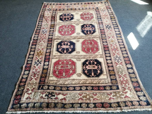 Vintage  Original Area Turkish  Rug,Traditional Bohemian Rug, Living Room Rug,Oushak Rug,Hand woven Rug,Weaving Rug,  Vintage Flooring