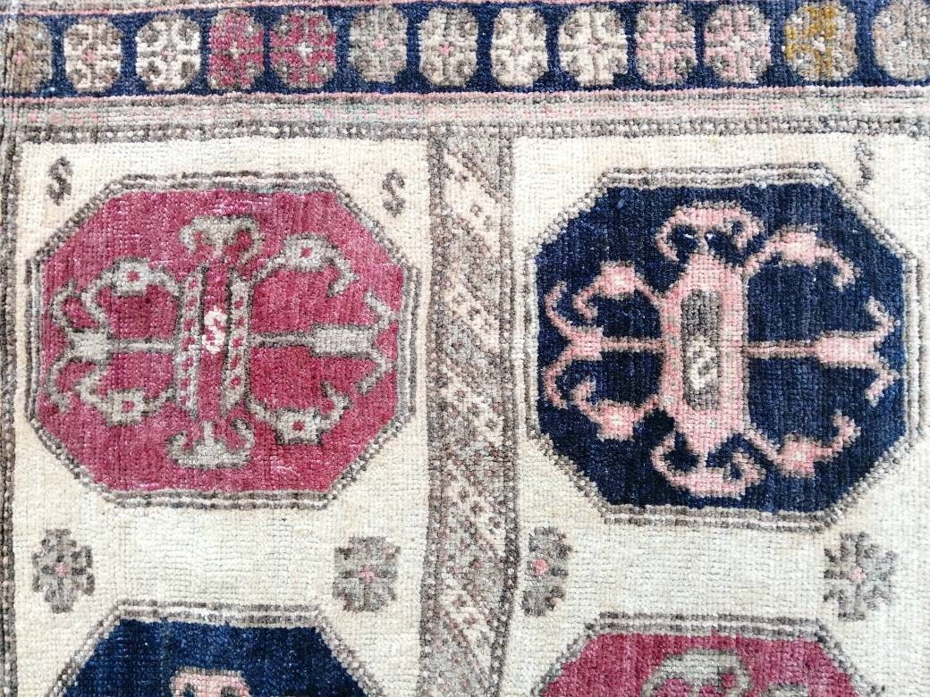 Vintage  Original Area Turkish  Rug,Traditional Bohemian Rug, Living Room Rug,Oushak Rug,Hand woven Rug,Weaving Rug,  Vintage Flooring