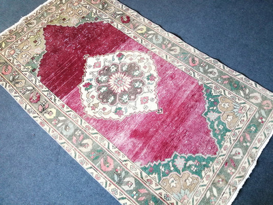 OUSHAK RUG TURKISH Oushak Rug Vintage Oushak Rug Vintage Rug Wool Oushak Rug Hand Made Rugs Vintage Turkish Rug