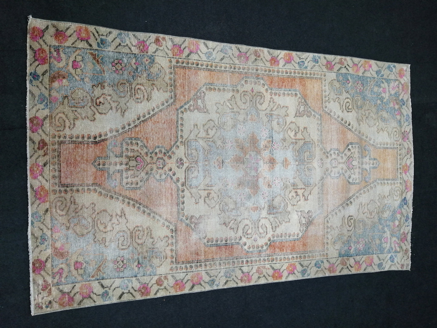 4x7 Rugs, Hand Made Rug, Oushak Rug, Rustic Rug, Bohemian Rug, Rug Runner, Turkish Rug, Farmhouse Rug, Vintage Rug, Wool rug