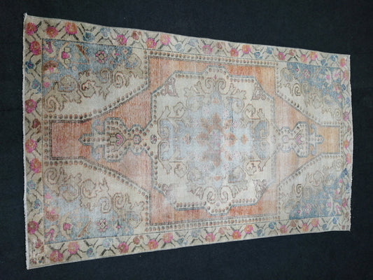 4x7 Rugs, Hand Made Rug, Oushak Rug, Rustic Rug, Bohemian Rug, Rug Runner, Turkish Rug, Farmhouse Rug, Vintage Rug, Wool rug
