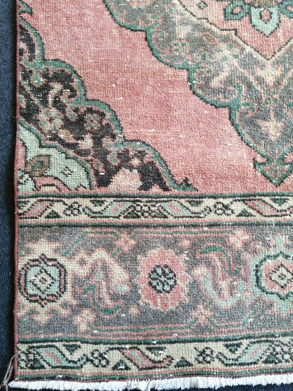 12.6 x 3 Oushak Runner Rug Turkish Runner Rug Vintage Runner Rug Hallway Runner Rug Kitchen Runner Rug Wool Runner Rug Wool Oushak Rug