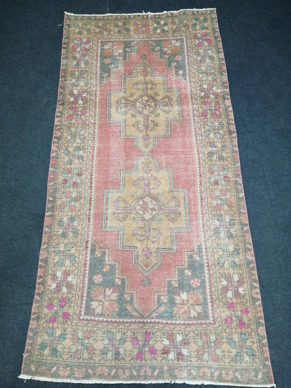 4 x 8.6 Rugs, Hand Made Rug, Oushak Rug, Rustic Rug, Bohemian Rug Oriental Turkish Rug, Farmhouse Rug, Vintage Rug, Wool rug