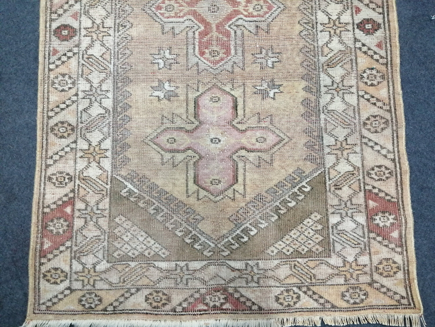 3x10 Muted Oushak Runner Rug Turkish Runner Rug Vintage Runner Rug Hallway Runner Rug Kitchen Runner Rug Wool Runner 2.10 x 10 Rug