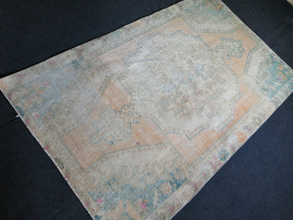 6.9 x 4 VINTAGE Rugs, Hand Made Rug, Oushak Rug, Rustic Rug, Bohemian Rug, Rug Runner, Turkish Rug, Farmhouse Rug, Vintage Rug, Wool rug