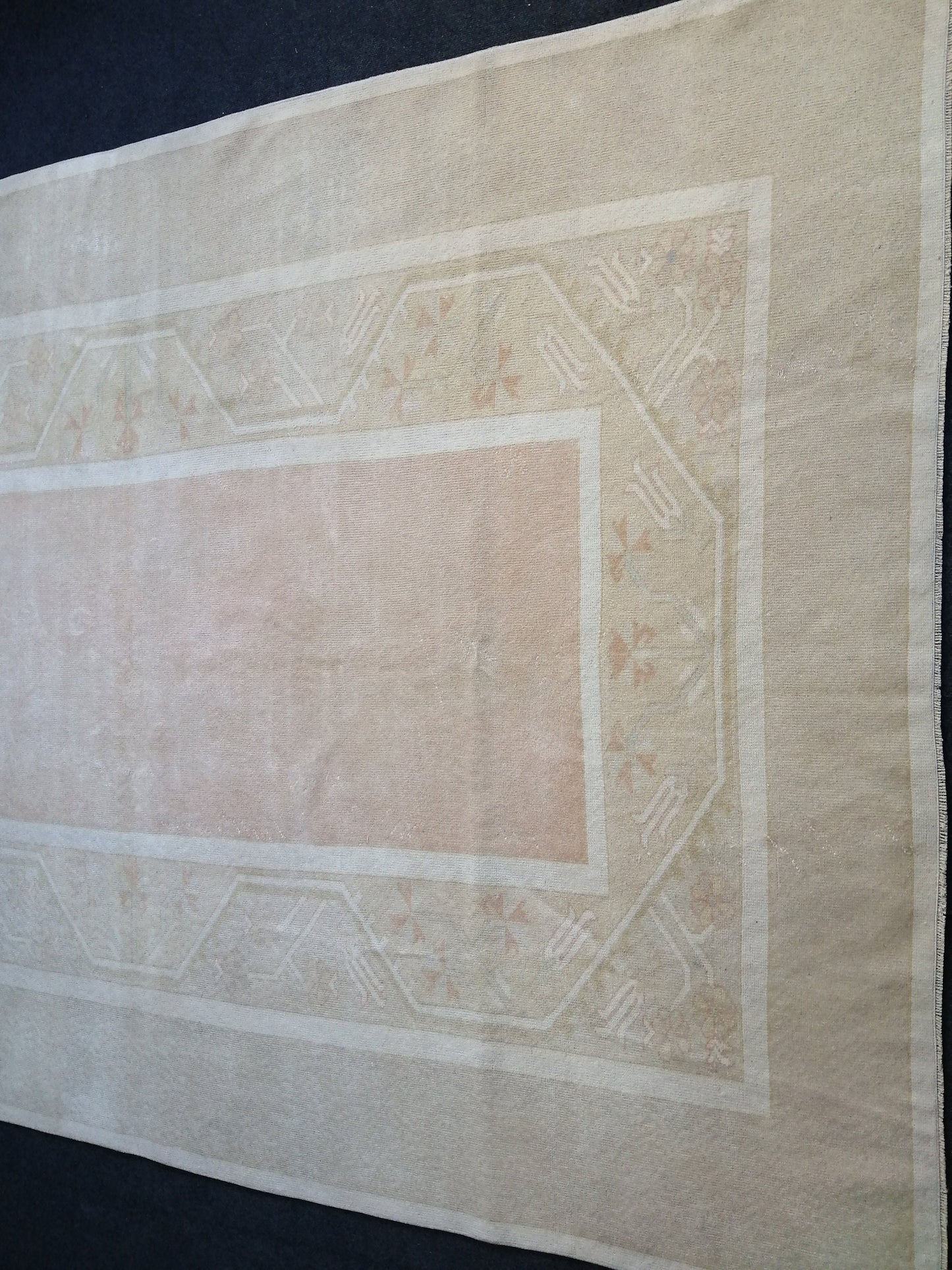 Soft Colors Turkish Rug Muted Oushak Rug 6.3 x 9.3 Rug Muted Wool Hand Made Rug  Oriental Rug