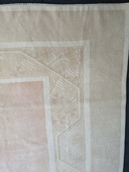 Soft Colors Turkish Rug Muted Oushak Rug 6.3 x 9.3 Rug Muted Wool Hand Made Rug  Oriental Rug