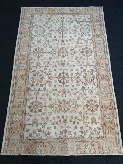 6.3 X 3.11 Oushak Rug Turkish Rug Wool Rug Muted Oushak Rug