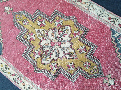 6 x 3.5  Turkish Rug, Oushak Muted Rug, Vintage Rug, Hand Made Rug