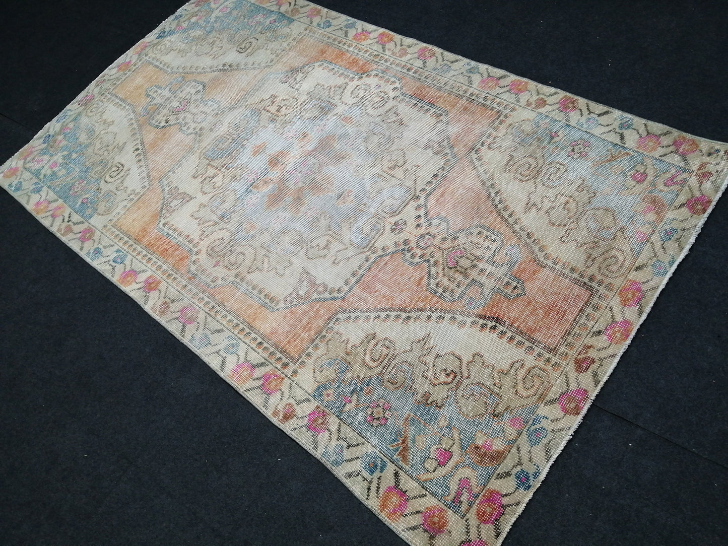 4x7 Rugs, Hand Made Rug, Oushak Rug, Rustic Rug, Bohemian Rug, Rug Runner, Turkish Rug, Farmhouse Rug, Vintage Rug, Wool rug