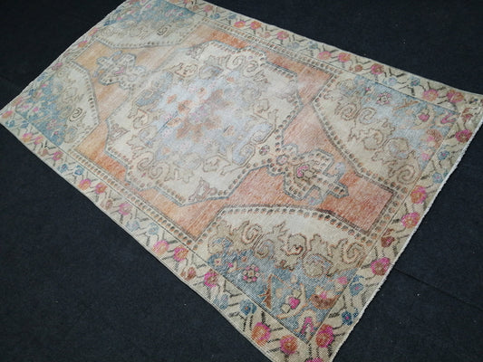 4x7 Rugs, Hand Made Rug, Oushak Rug, Rustic Rug, Bohemian Rug, Rug Runner, Turkish Rug, Farmhouse Rug, Vintage Rug, Wool rug