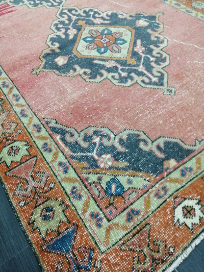 10 X 4.4. Oushak Runner Rug Turkish Runner Rug Vintage Runner Rug Hallway Runner Rug Kitchen Runner Rug Wool Runner Rug Wool Oushak Rug