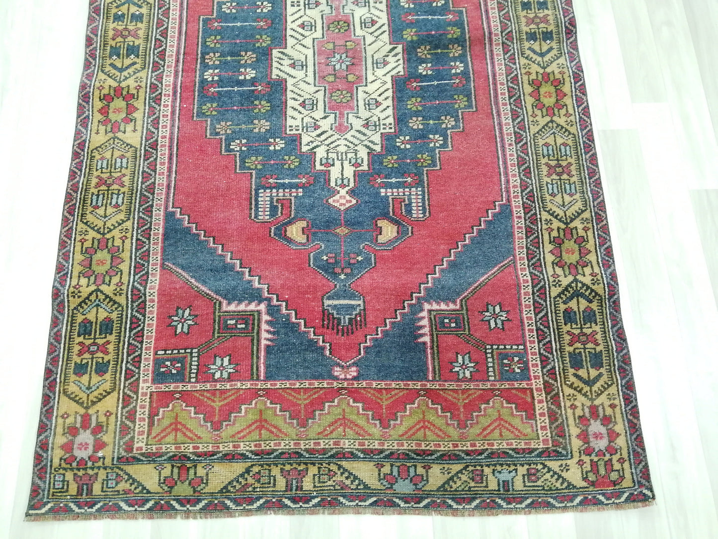 7.8 X 4.3 Rugs, Hand Made Rug, Oushak Rug, Rustic Rug, Bohemian Rug, Rug Runner, Turkish Rug, Farmhouse Rug, Vintage Rug, Wool rug