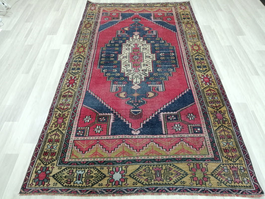 7.8 X 4.3 Rugs, Hand Made Rug, Oushak Rug, Rustic Rug, Bohemian Rug, Rug Runner, Turkish Rug, Farmhouse Rug, Vintage Rug, Wool rug