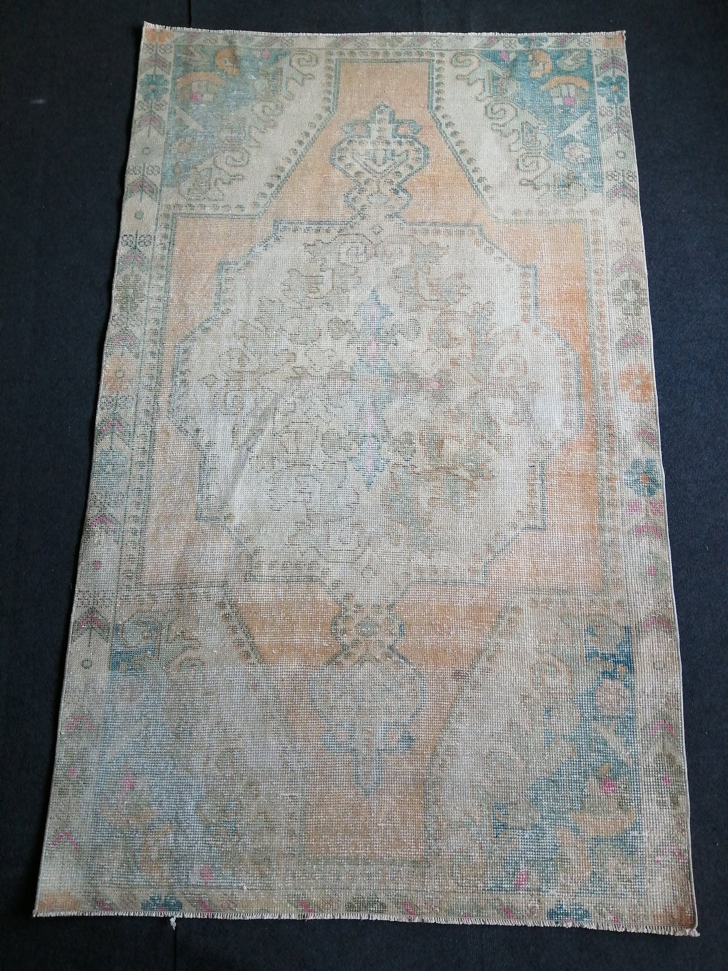 6.9 x 4 VINTAGE Rugs, Hand Made Rug, Oushak Rug, Rustic Rug, Bohemian Rug, Rug Runner, Turkish Rug, Farmhouse Rug, Vintage Rug, Wool rug