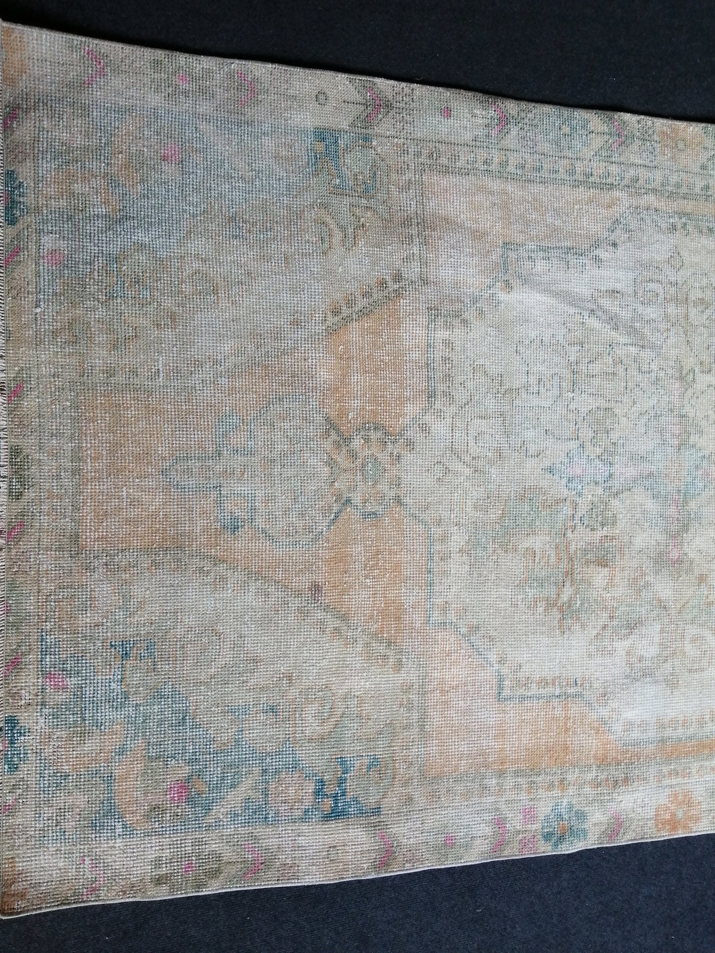 6.9 x 4 VINTAGE Rugs, Hand Made Rug, Oushak Rug, Rustic Rug, Bohemian Rug, Rug Runner, Turkish Rug, Farmhouse Rug, Vintage Rug, Wool rug