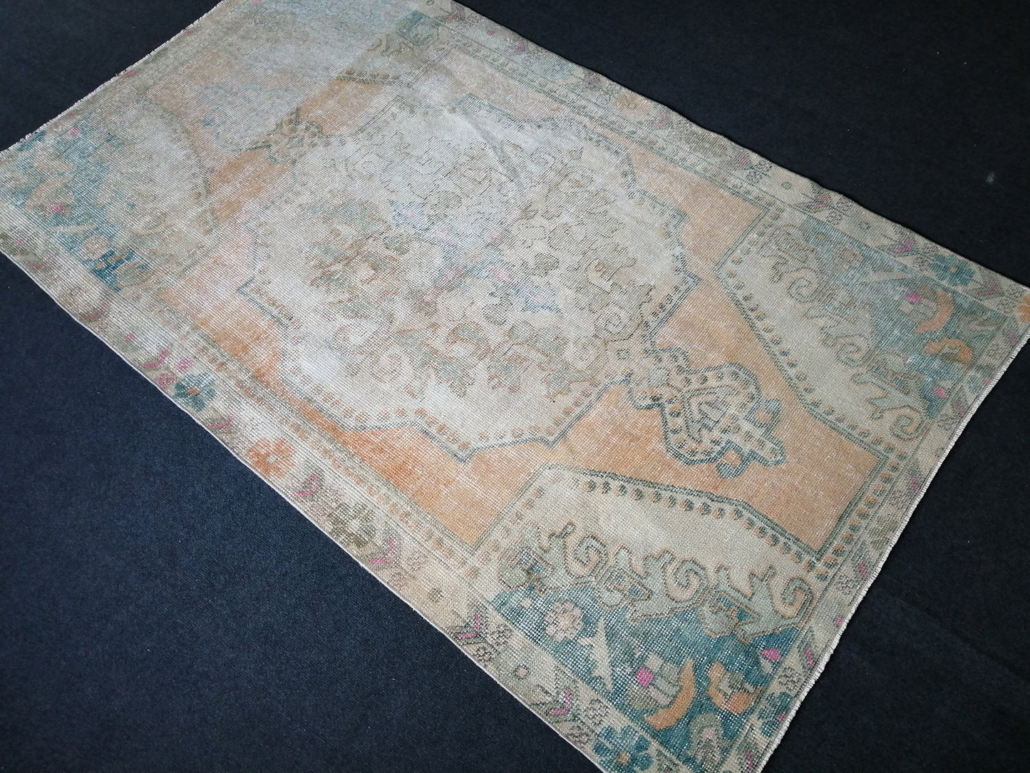 6.9 x 4 VINTAGE Rugs, Hand Made Rug, Oushak Rug, Rustic Rug, Bohemian Rug, Rug Runner, Turkish Rug, Farmhouse Rug, Vintage Rug, Wool rug