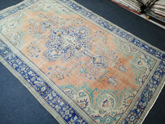 6.2 x 9.7 OUSHAK RUG TURKISH Oushak Rug Vintage Persian Rug Vintage Oriental Rug Wool Oushak Rug Hand Made Rugs Vintage Turkish Rug