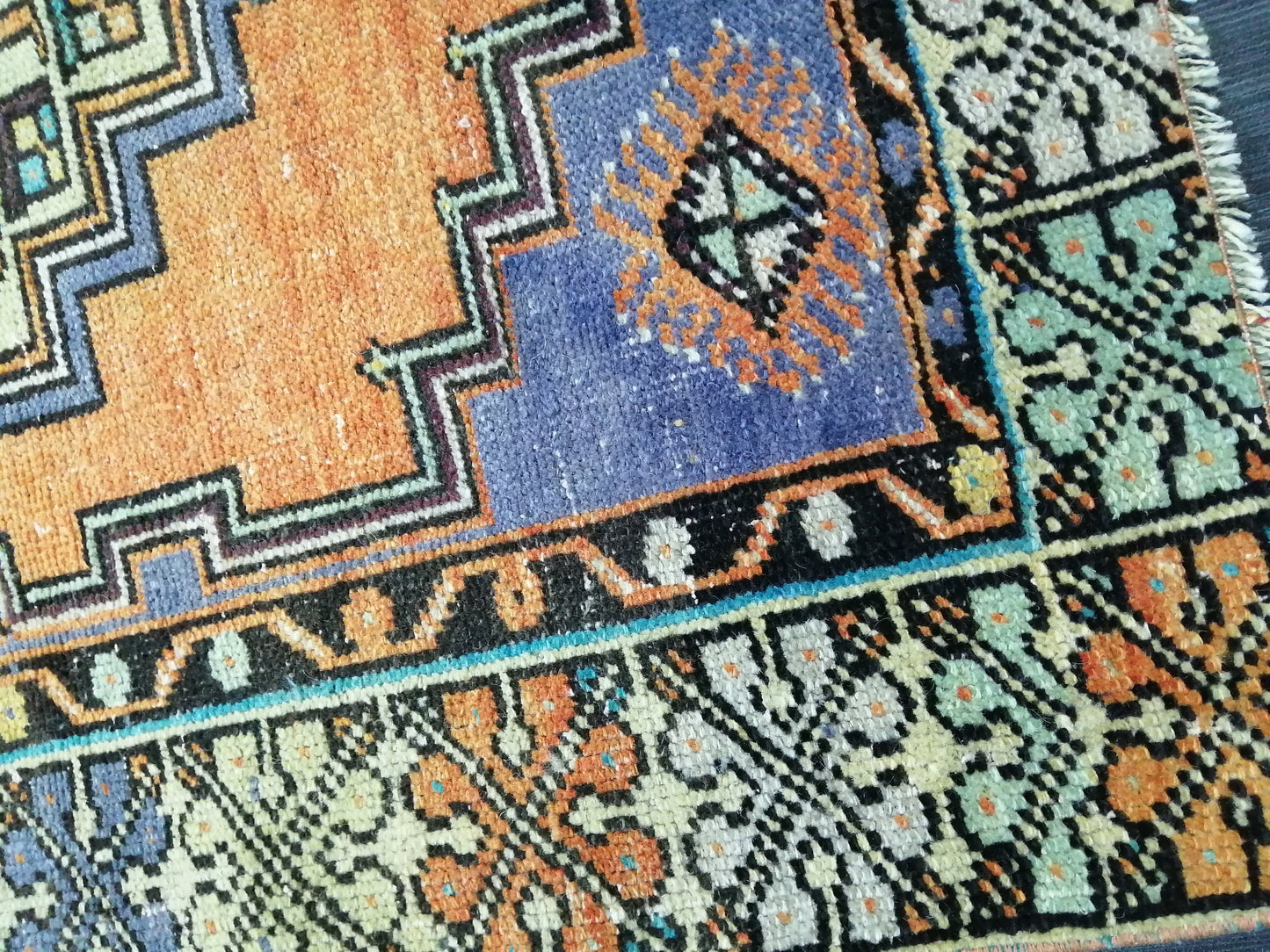 5.5 X 3.6 Rugs, Hand Made Rug, Oushak Rug, Rustic Rug, Bohemian Turkish Rug, Farmhouse Rug, Vintage Rug, Wool rug