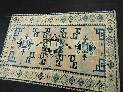 6.8 x 4.4 OUSHAK RUG Vintage Runner Rug Wool Oushak Rug Hand Made Rugs Vintage Turkish Rug