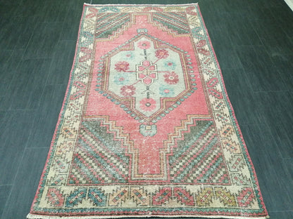 6.4 x 3.6 Rugs, Hand Made Rug, Oushak Rug, Rustic Rug, Bohemian Rug, Rug Runner, Turkish Rug, Farmhouse Rug, Vintage Rug, Wool rug