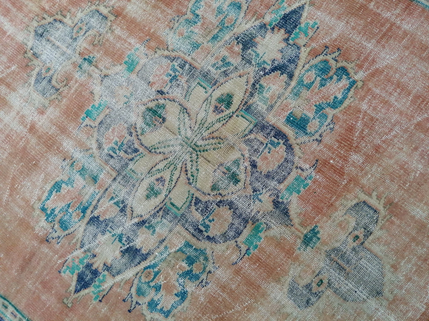 9.7 X 6.8 LARGE Rugs, Hand Made Rug, Oushak Rug, Rustic Rug, Bohemian Rug, Rug Runner, Turkish Rug, Farmhouse Rug, Vintage Rug, Wool rug