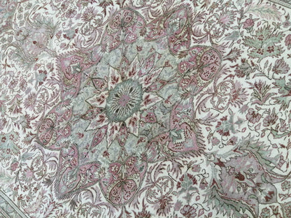 9.2 x 6.2 OUSHAK RUG TURKISH Oushak Rug Vintage Oushak Runner Rug 9x6 Vintage Persian Rug Wool Oushak Rug Hand Made Rugs Vintage Turkish Rug