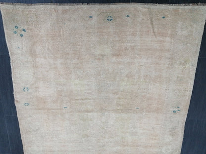 4.6 x 11.5 Muted Wool Runner Rug  Muted Oushak Runner Rug Turkish Runner Rug Vintage Runner Rug Hallway Runner Rug Kitchen Runner Rug