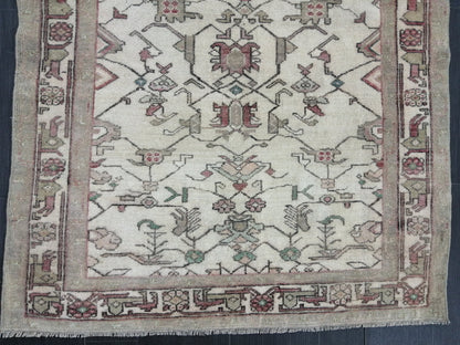 4 X 5 OUSHAK RUG Wool TURKISH Oushak Rug Vintage Oushak Runner Rug Vintage Hand Made Rugs Vintage Turkish Rug