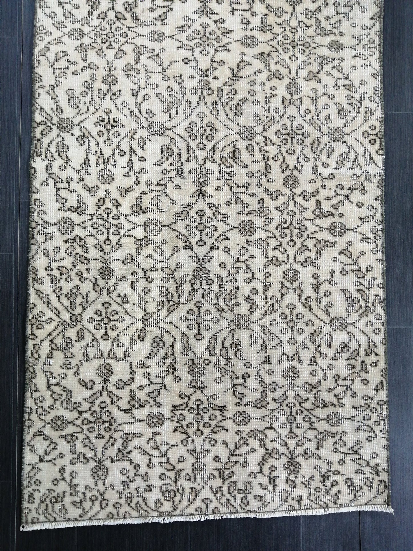 9.4 X 2.6 Oushak Runner Rug Turkish Runner Vintage Runner Rug Hallway Runner Rug Persian Kitchen Runner Rug Oriental Wool Runner Rug