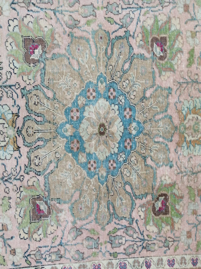 Muted Persian Rugs, 8.2 x 4.6 Wool Rug, Oushak Rug, Rustic Rug, Bohemian Rug, Farmhouse Rug, Vintage  Persian Rug