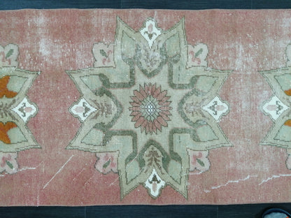 Vintage Oushak Runner Rug 8.2 x 2.3 Vintage Runner Rug Hallway Runner Rug Kitchen Runner Rug Wool Runner Rug Wool Oushak Rug
