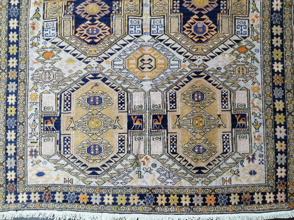 Soumak Rug 5.9 x 4.4 Silk Rug Vintage Rug Oriental Flatwoven Rug  Turkish  Rug, Bohemian Rug Oushak Rug