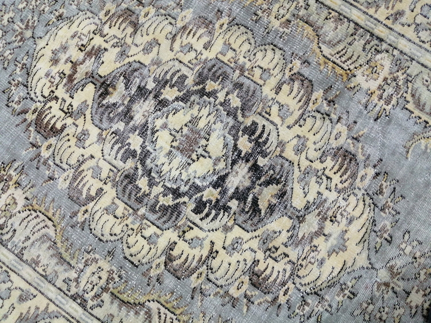 Oriental 6 x 10 Vintage Oushak Runner Rug Vintage Hand Knotted Rug Hand Made Rugs Vintage Turkish Rug Persian Rug