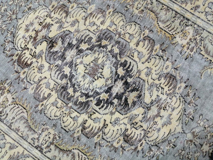 Oriental 6 x 10 Vintage Oushak Runner Rug Vintage Hand Knotted Rug Hand Made Rugs Vintage Turkish Rug Persian Rug