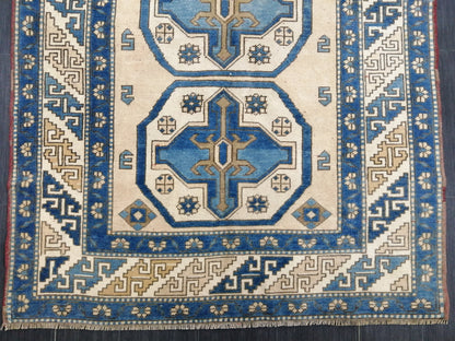 OUSHAK RUG 4.6 x 8.7 Vintage  Rug Vintage Runner Rug Wool Oushak Rug Hand Made Rugs Vintage Turkish Rug