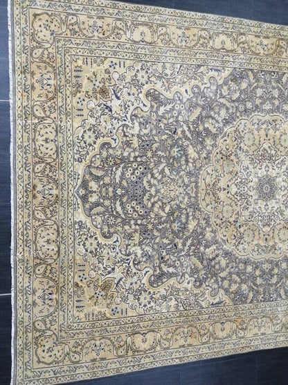 9.9 x 6.5 Large  OUSHAK RUG TURKISH Oushak Rug Vintage Oushak quality Rug Vintage Runner Rug Wool Oushak Rug Hand Made Rugs Vintage  Rug