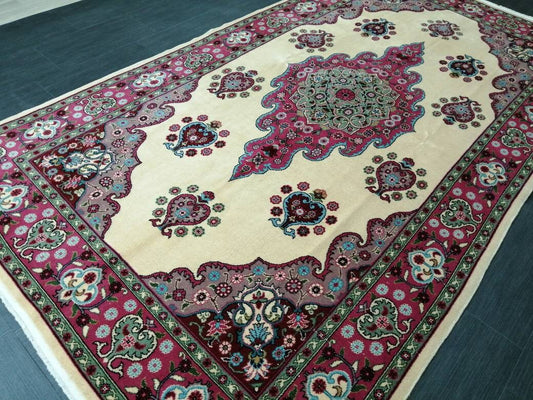 Quality Vintage Rug 5x9 Vintage Rug Turkish Rug Oushak Rug Turkish Oushak Rug, Oushak Rug, Wool Rug Fine Hand Knotted Rug